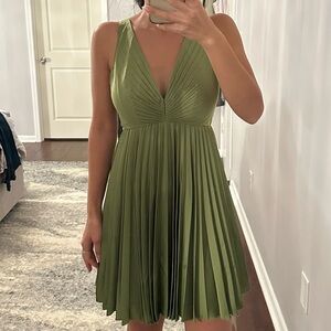 Abercrombie & Fitch Olive Mini Dress